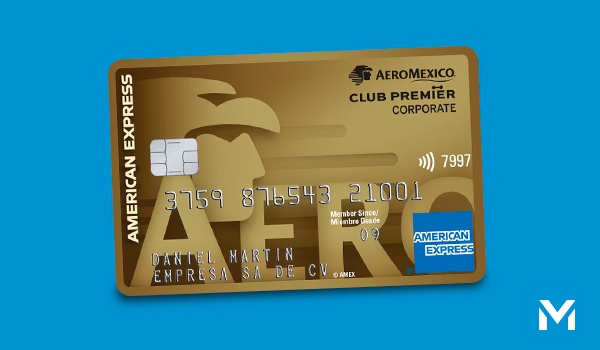 Tarjeta Gold Card American Express Aeroméxico